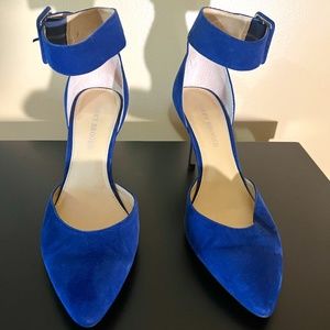 Blue Suede heels size 9.5
